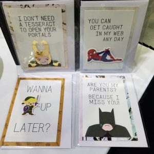 Greeting cards for the fans among us.