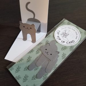 Cat pop up cards to make at home.