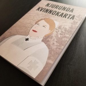 Women in the forefront for the Swedish local history project "Njurunda Kvinnokarta". Cover, layout, illustrations, photo restorations and photo editing done by me.